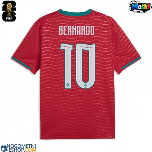 Moški Nogometni dresi Portugalska Bernardo Silva #10 Domači SP 2026 Kratek Rokav